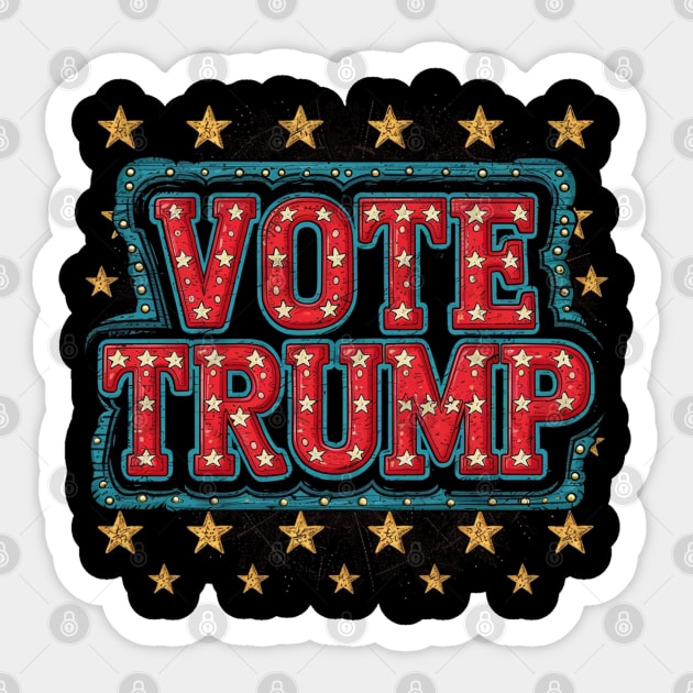 Vote Trump Sticker by SzlagRPG